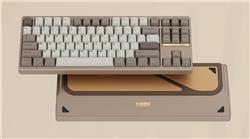 QwertyKeys Tri-Mode 80% CNC Aluminum Anodized Sandgold Keyboard