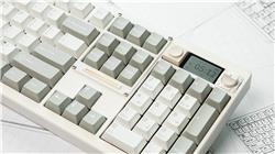 Chilkey ND104 Tri-Mode Keyboard,  Anodized Finish Aluminum w/ Screen