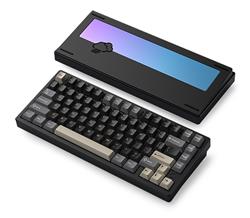 WOB RAINY75 75% noir clavier mécanique personnalisé en aluminium