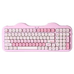 YUNZII C98 Pink Tri-Mode Cake Kitten Custom Mechanical Keyboard