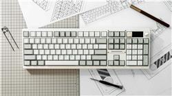 Chilkey ND104 Tri-Mode Keyboard,  Anodized Finish Aluminum w/ Screen
