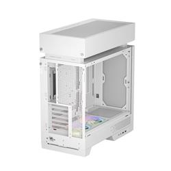 DeepCool CL660 WH ATX Hypersplit Tower PC Case, White