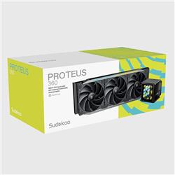 Sudokoo PROTEUS 360 Liquid Cooler w/ customizable LCD screen Black