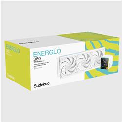 Sudokoo ENERGLO 360 avec affichage des donRefroidisseur liquide ,blanc