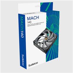 Sudokoo MACH140 140mm Regular Case Fan Single Pack Black