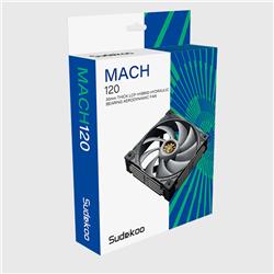 Sudokoo MACH120 120mm Regular Case Fan Single Pack Black
