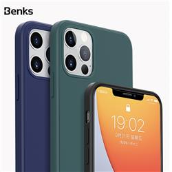 Benks Peinture TPU - Étui pour iPhone 12 Pro de 6,1 po - Noir