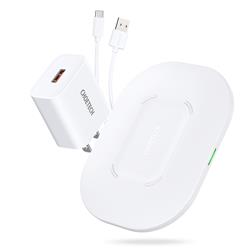 Choetech 15W Airpods / Phone Wireless Fast Charger, Adapter & Cable