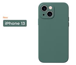 BENKS (Cube) - Étui protecteur souple pour iPhone 13 6,1 po vert