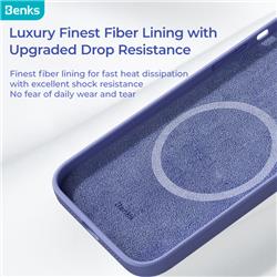 BENKS (Cube) - Étui protecteur souple pour iPhone 13 6,1 po vert