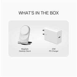 LBT MAG STREAM  Support de diffusion avec MagSafe et adaptateur 20W PD(Open Box)