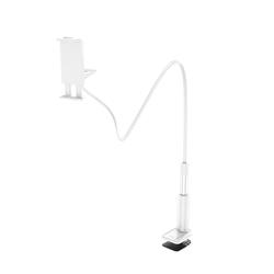 HOCO Tablet Lazy Stand, Flexible Long Arms Clip Mount, White