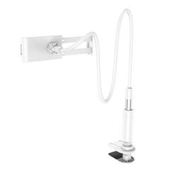 HOCO Tablet Lazy Stand, Flexible Long Arms Clip Mount, White
