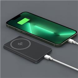 iCAN 10000mAh Magnetic Power Bank, Space Grey
