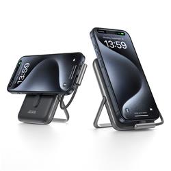 Batterie externe numérique LED magnétique 10 000 mAh avec câble Type-C PD20W