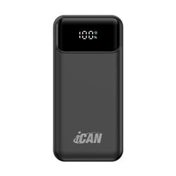 iCAN H32-65W 20000mAh QC&PD Power Bank with LED Display