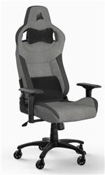 CORSAIR T3 RUSH Fabric Gaming Chair - Grey/Charcoal