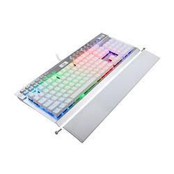 Redragon K550W-RGB Yama Mechanical Gaming Keyboard (White) | Purple Switch | RGB LED Backlit in 18 modes | Macro Recording, Det