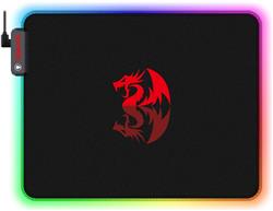 Redragon RGB LED Large Gaming Mouse Pad Soft Mat with Nonslip Base, Stitched Edges (330 x 260 x 3mm)