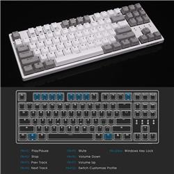 Durgod K320 TAURUS Natural White 87 Key Compact Mechanical Keyboard
