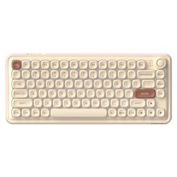 DAREU Z82 Tri-mode 2.4G Wireless/Bluetooth Mechanical Keyboard Customized Silence Linear Switch Scroll Knob White Backlight  Ri