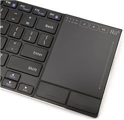 Rii K22BT Wireless Scissor Switch Keyboard with Built-in Touchpad