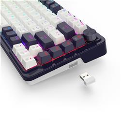 Redragon K673WB PRO Gasket Mounted Mechanical Gaming Keyboard with Red Switch