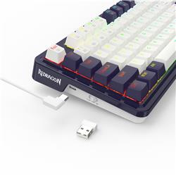 Redragon K673WB PRO Gasket Mounted Mechanical Gaming Keyboard with Red Switch