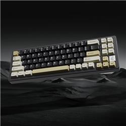 Yunzii AL71 Clavier de jeu en aluminium RVB à trois modes, Noir(Open Box)