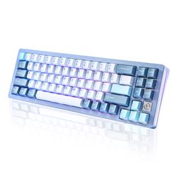 Yunzii AL71 Tri-mode Aluminum RGB Gaming Keyboard Blue Colour