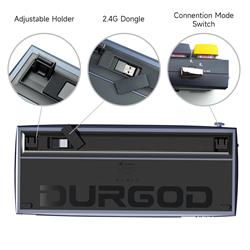 Durgod Blue Wireless K710-Hikeys 84 Kailh Linear Silent Red Switch(Open Box)