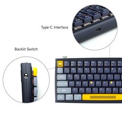 Durgod Blue Wireless K710-Hikeys 84 Kailh Linear Silent Red Switch(Open Box)