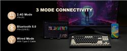 Yunzii YZ87 Tri-Mode 75% Gasket Vintage Mechanical Keyboard