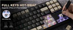 Yunzii YZ87 Tri-Mode 75% Gasket Vintage Mechanical Keyboard