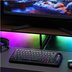 Yunzii B75 Wired RGB Black Gaming Keyboard Pre-lubed Tactile Switch(Open Box)