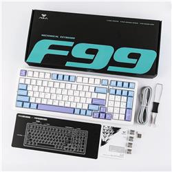 Aula F99 Tri-Mode RGB Mechanical Keyboard, Gasket Structure(Open Box)