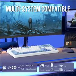 Aula F99 Tri-Mode RGB Mechanical Keyboard, Gasket Structure(Open Box)