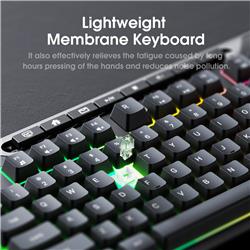 ONIKUMA G32 Matte Black Wired Gaming Keyboard RGB Backlit