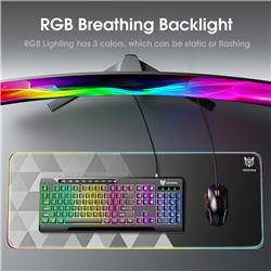 ONIKUMA G32 Matte Black Wired Gaming Keyboard RGB Backlit