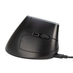 Delux M618DB Wireless Optical Ergonomic Mouse, RGB Light(Open Box)
