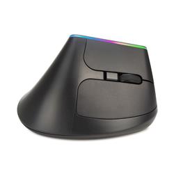 Delux M618DB Wireless Optical Ergonomic Mouse, RGB Light(Open Box)