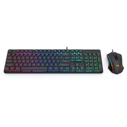 Redragon S107-RGB Wired Membrane Gaming Keyboard & Mouse 2-in-1 Combo(Open Box)