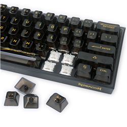 Redragon K617-CTB Wired 60% Crystal RGB Mechanical Gaming Keyboard