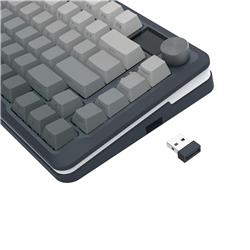 Redragon K708 Tri-Mode 75% RGB Mechanical Gaming Keyboard, LCD Display