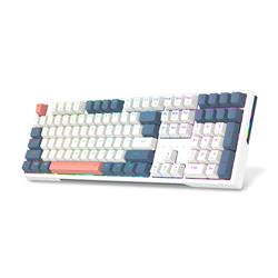 Redragon K668 RGB Gaming Keyboard, Gasket Structure, Hot Swappable