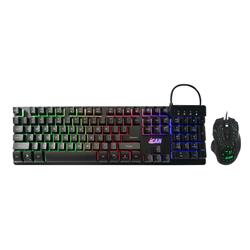 iCAN CGK-020 Wired Rainbow Gaming Keyboard and Mouse Combo