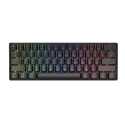 iCAN 60% Black Wired Mechanical RGB Gaming Keyboard, Linear Red Switch