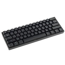 iCAN 60% Black Wired Mechanical RGB Gaming Keyboard, Linear Red Switch