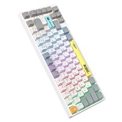 Onikuma G58 White Wired Mechanical Gaming Keyboard w/ RGB Backlighting