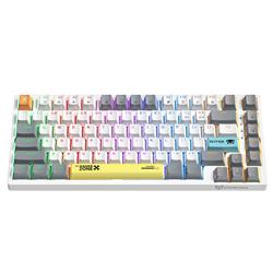 Onikuma G58 White Wired Mechanical Gaming Keyboard w/ RGB Backlighting